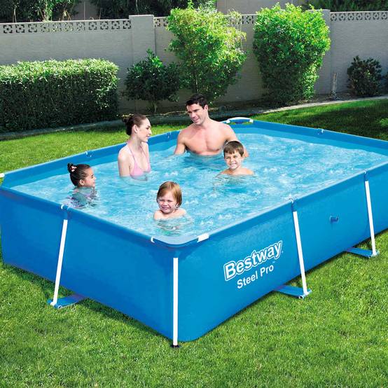 Piscine - piscine hors sol avec cadre en acier Steel Pro 259x170x61 cm 56403 PC55 - Image 2