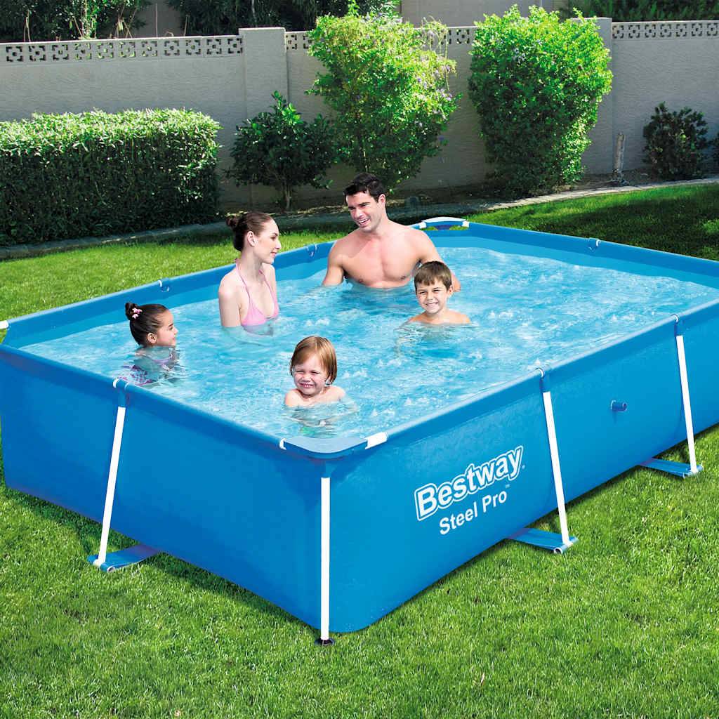 Piscine - piscine hors sol avec cadre en acier Steel Pro 259x170x61 cm 56403 PC55 - Image 2