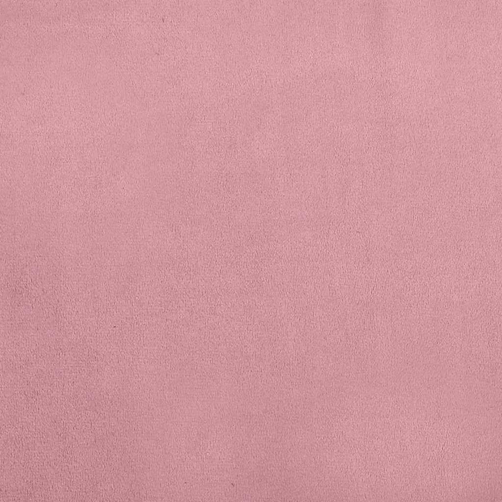 Lit pour chien velours et bois rose 100 x 50 x 30 cm - PANGIVO - Image 8