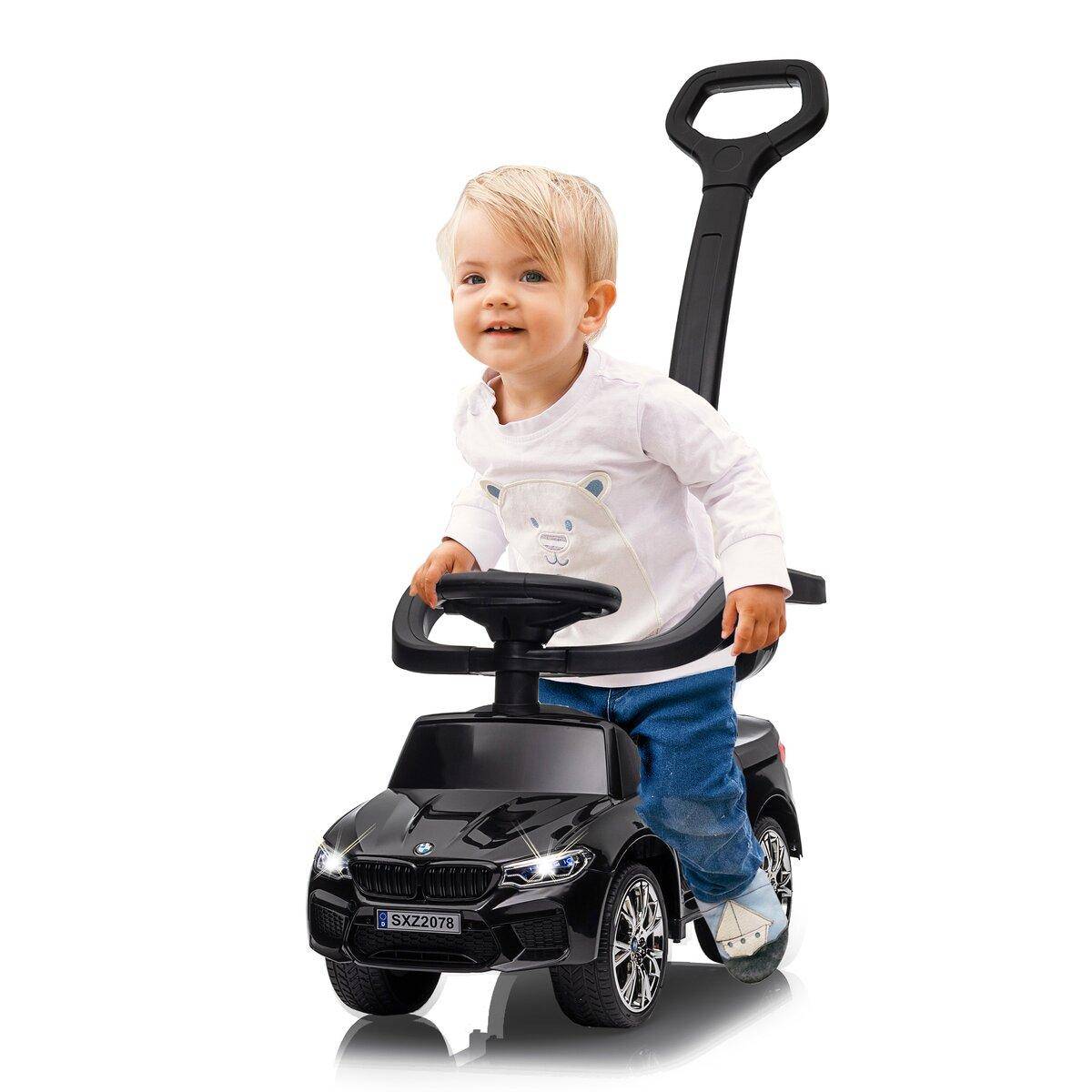 Push-Car BMW M5 Noir 2 en 1 - Jouet de Poussette pour Enfants - Image 2