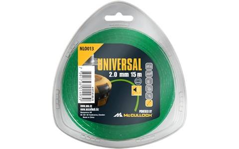 McCulloch - Fil nylon rond de débroussailleuse NLO018 3mm x 56 m Anti-Bruit McCulloch