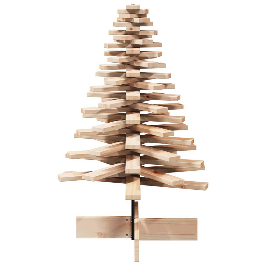 Vidaxl - Arbre de Noël en bois pour décoration 100 cm bois massif de pin vidaXL 858204 - Image 5