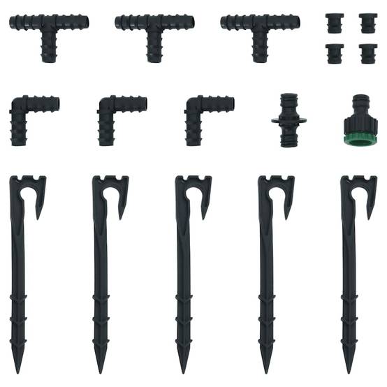 Vidaxl - Tuyau d'arrosage de jardin noir 0,6" 10 m caoutchouc vidaXL 155868 - Image 6