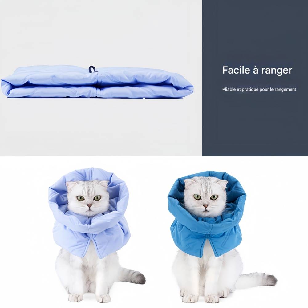 IntiMeg - Collier anti-lèchage pour chat Bleu clair M IntiMeg - Image 5