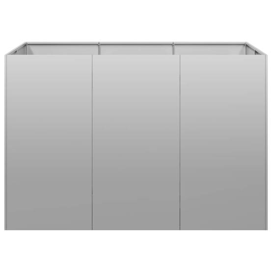 Jardinière acier galvanisé 120 x 80 x 80 cm - PANGIVO - Image 4