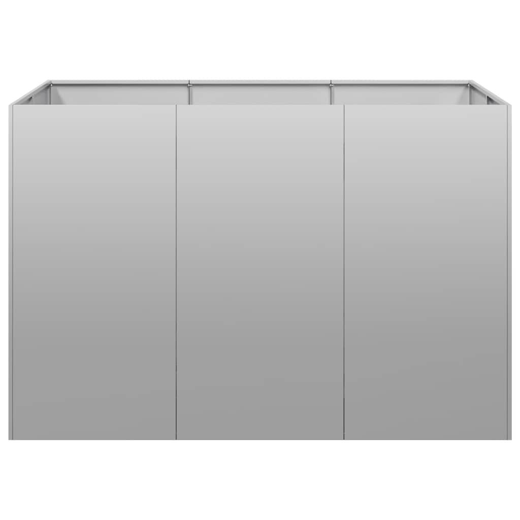 Jardinière acier galvanisé 120 x 80 x 80 cm - PANGIVO - Image 4