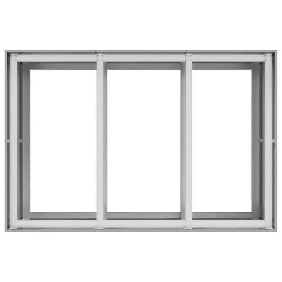 Jardinière acier galvanisé 120 x 80 x 80 cm - PANGIVO - Image 5