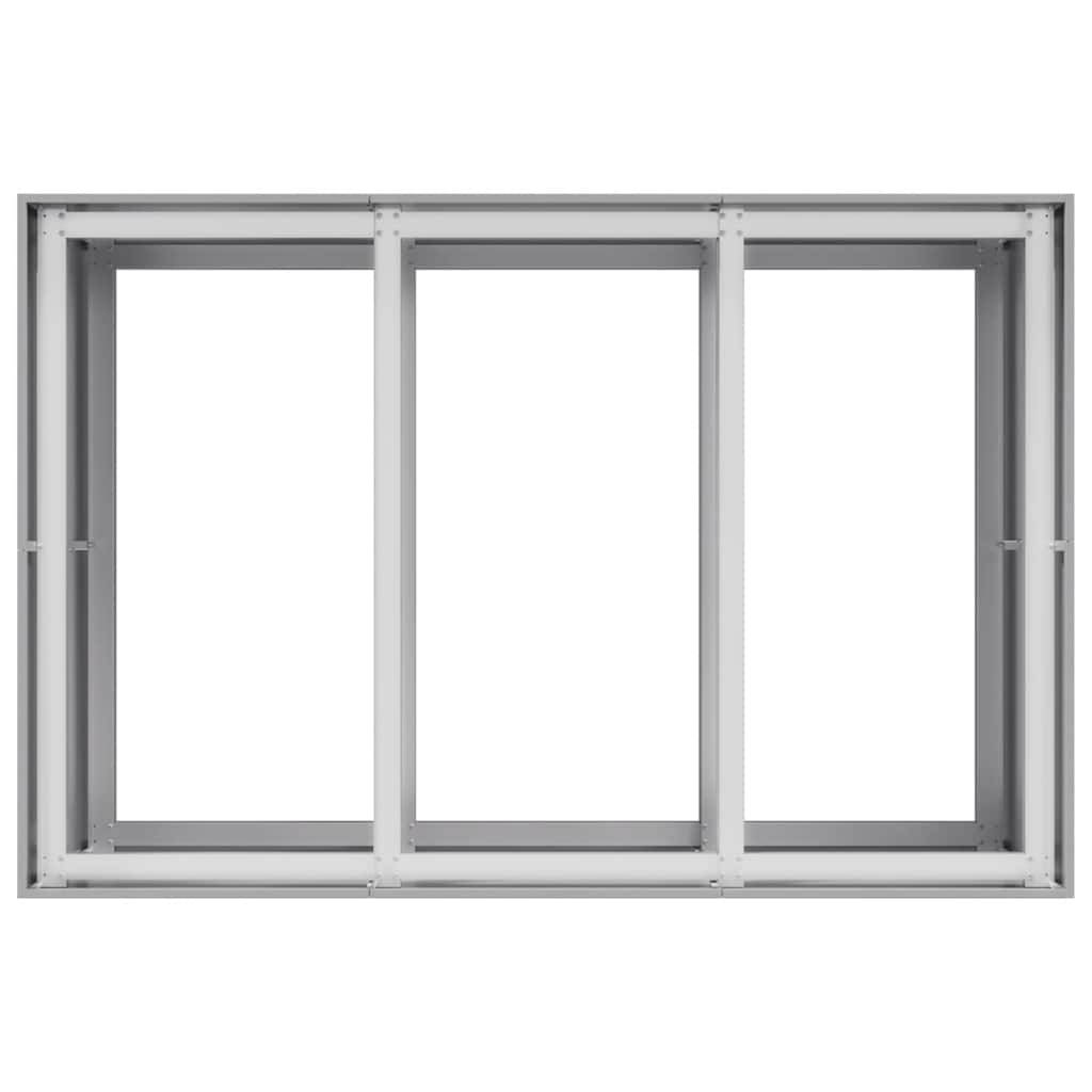 Jardinière acier galvanisé 120 x 80 x 80 cm - PANGIVO - Image 5