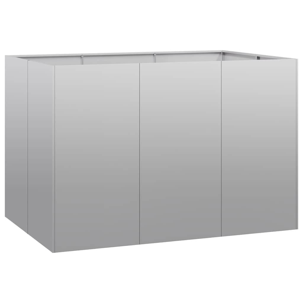 Jardinière acier galvanisé 120 x 80 x 80 cm - PANGIVO - Image 2