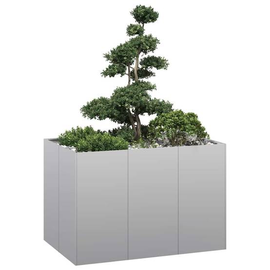 Jardinière acier galvanisé 120 x 80 x 80 cm - PANGIVO - Image 1