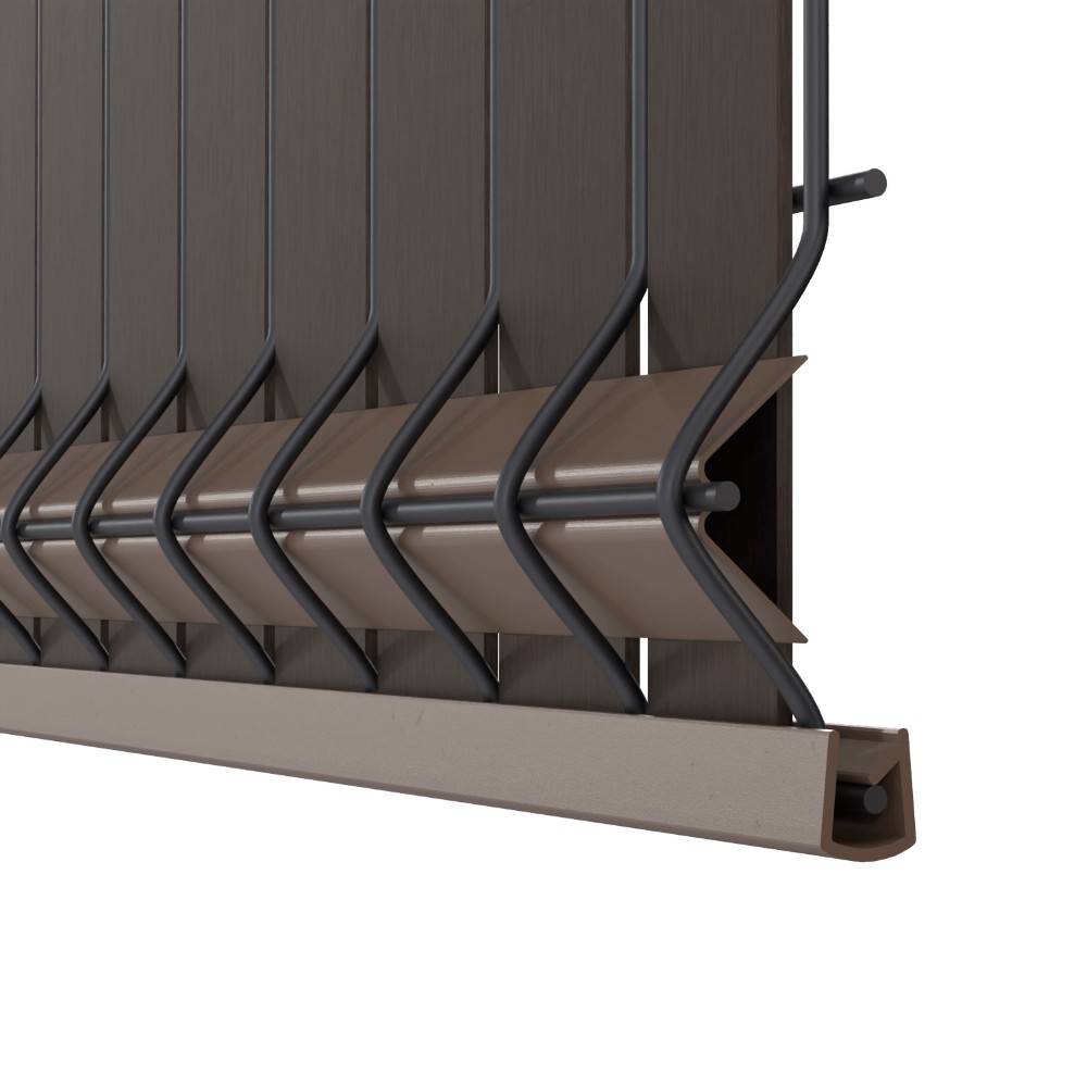 Decklinea - Kit Occultation Composite - L2,5 x H1,53m - Couleur : Brun - Haute Resistance - Occultant Pour Grillage Rigide - Image 5