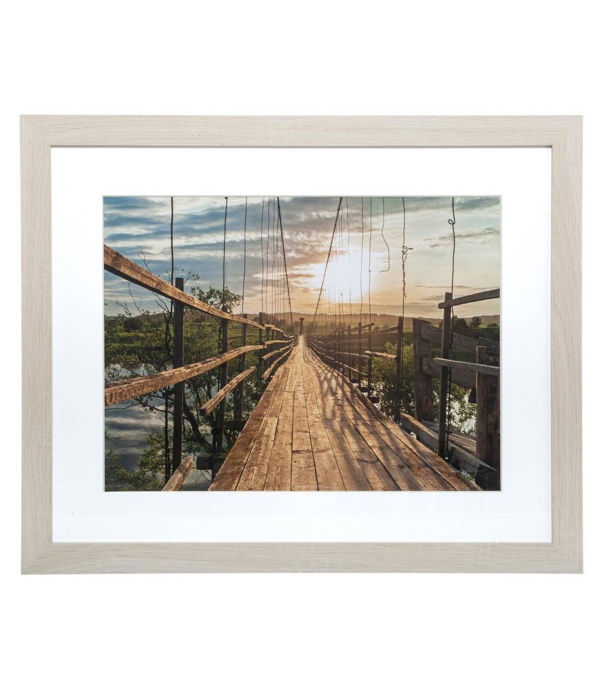 Cadre Photo en Bois et Verre pour Photo 40 x 50 cm - Image 1