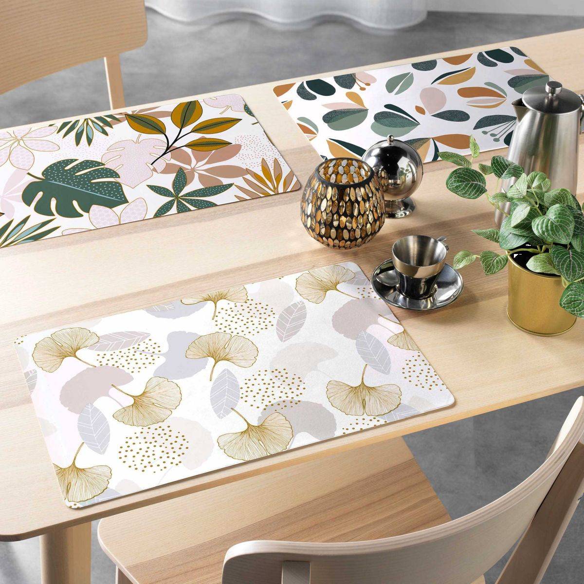 Paris Prix - Set de Table Imprimé "Eliseo" 28x43cm Multicolore - Image 3