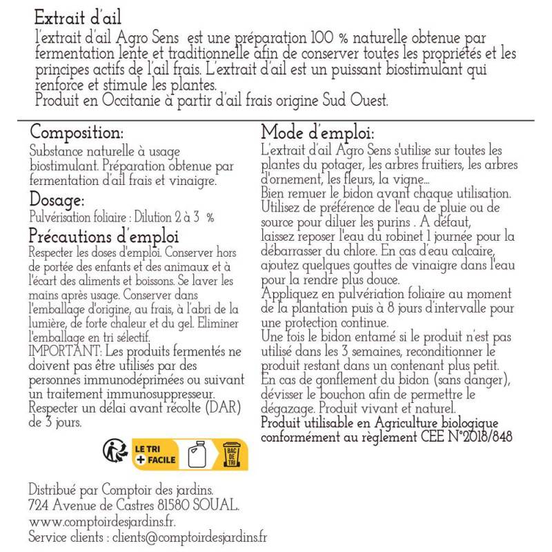 Extrait d'ail - Concentré à diluer - 5 Litres - Image 3
