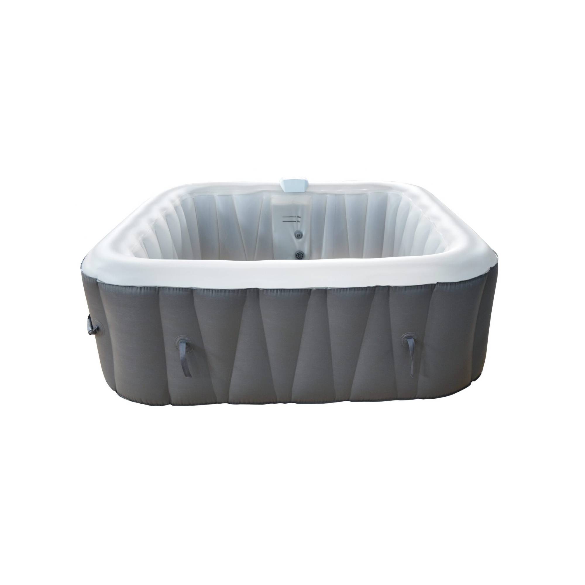 Spa gonflable 4 places carré - Sunspa - Bandeau LED inclus - Dimensions : 155 x 155 cm - Image 4