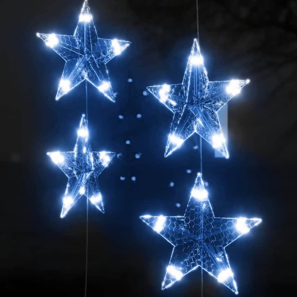 Rideau Lumineux Étoiles LED 200 LED Décoration Fêtes Noël Bleu – ComfortXL Outdoor Living - Image 5