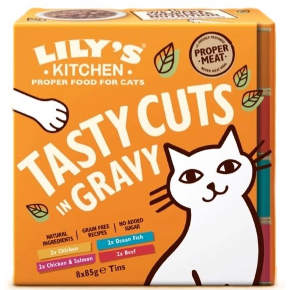 Lily's Kitchen - 8 x 85g Multipack Délicieuses bouchées en sauce pour chat Lily's Kitchen - Image 1