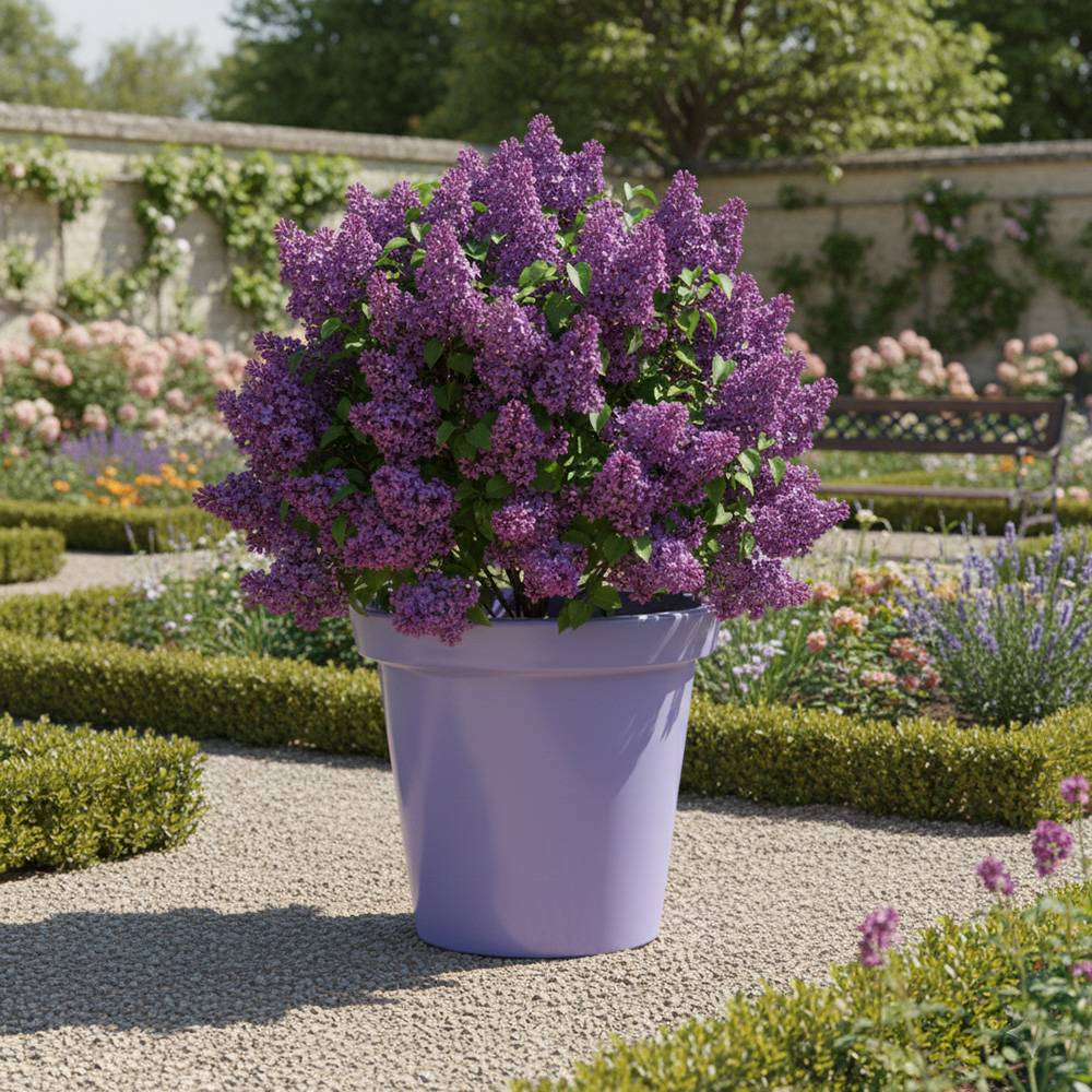 Plast'Up Rotomoulage - Pot de fleurs rond xxl delight 75l- lot de 2 - Image 2