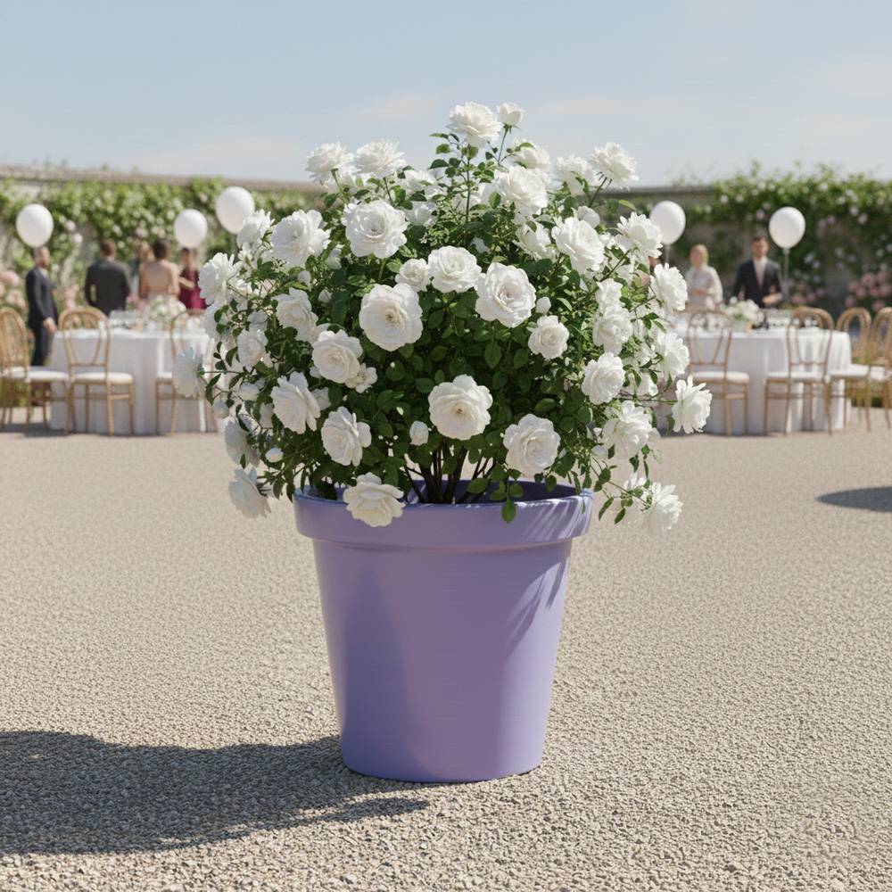 Plast'Up Rotomoulage - Pot de fleurs rond xxl delight 75l- lot de 2 - Image 3