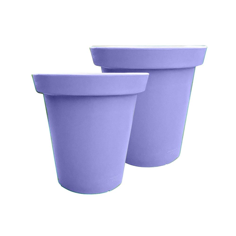 Plast'Up Rotomoulage - Pot de fleurs rond xxl delight 75l- lot de 2 - Image 1