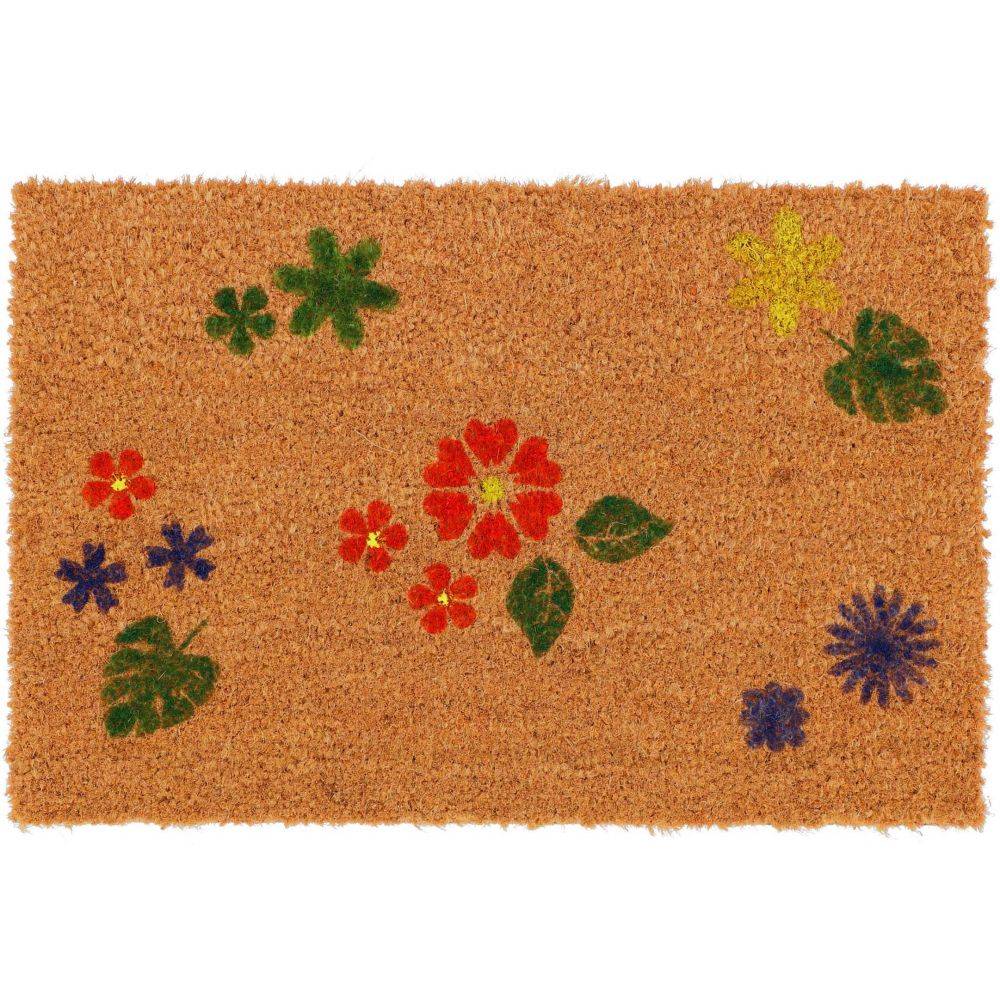 Esschert Design - Paillasson en fibres de coco à personnaliser DIY Fleurs - Image 4