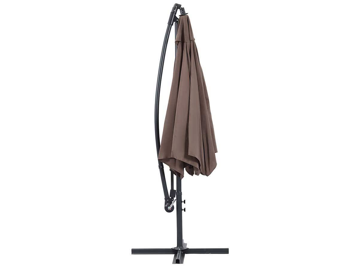 Habitat Et Jardin - Parasol Jardin Déporté Alu "ilios" - Rond - ø 3 M - Taupe -habitat Et Jardin - Image 2
