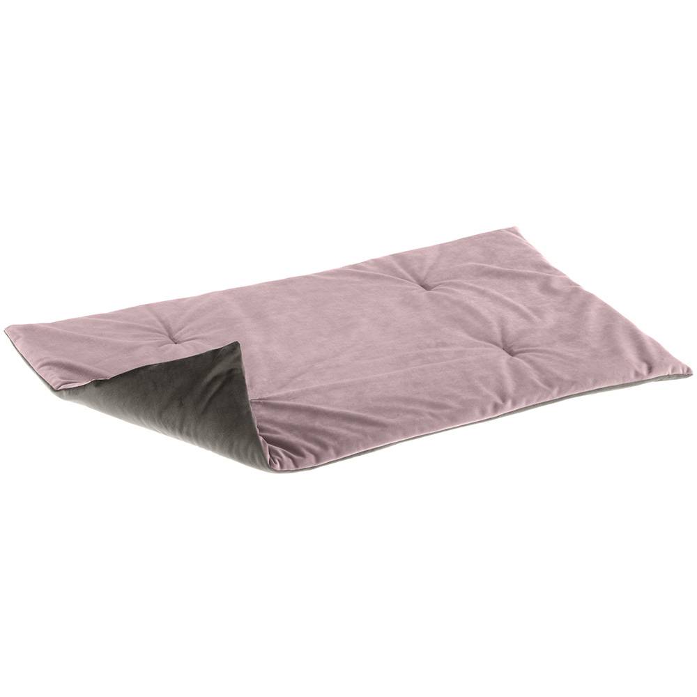 Ferplast - Ferplast couverture pour chiens et chats BARON 110, matelas lit pour animaux, double face, velours doux, lavable 110x70 rose