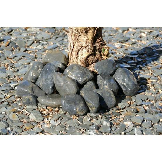 Gros Galet NOIR Mat 100-200 - pack 5 Galet - Image 4