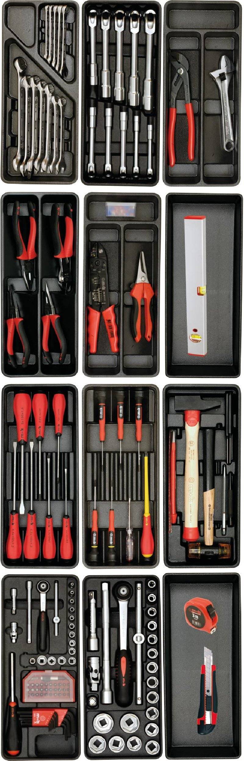 Mob Outillage - Servante d'atelier CLASSIC 6 tiroirs – 141 pièces - MOB - Image 2