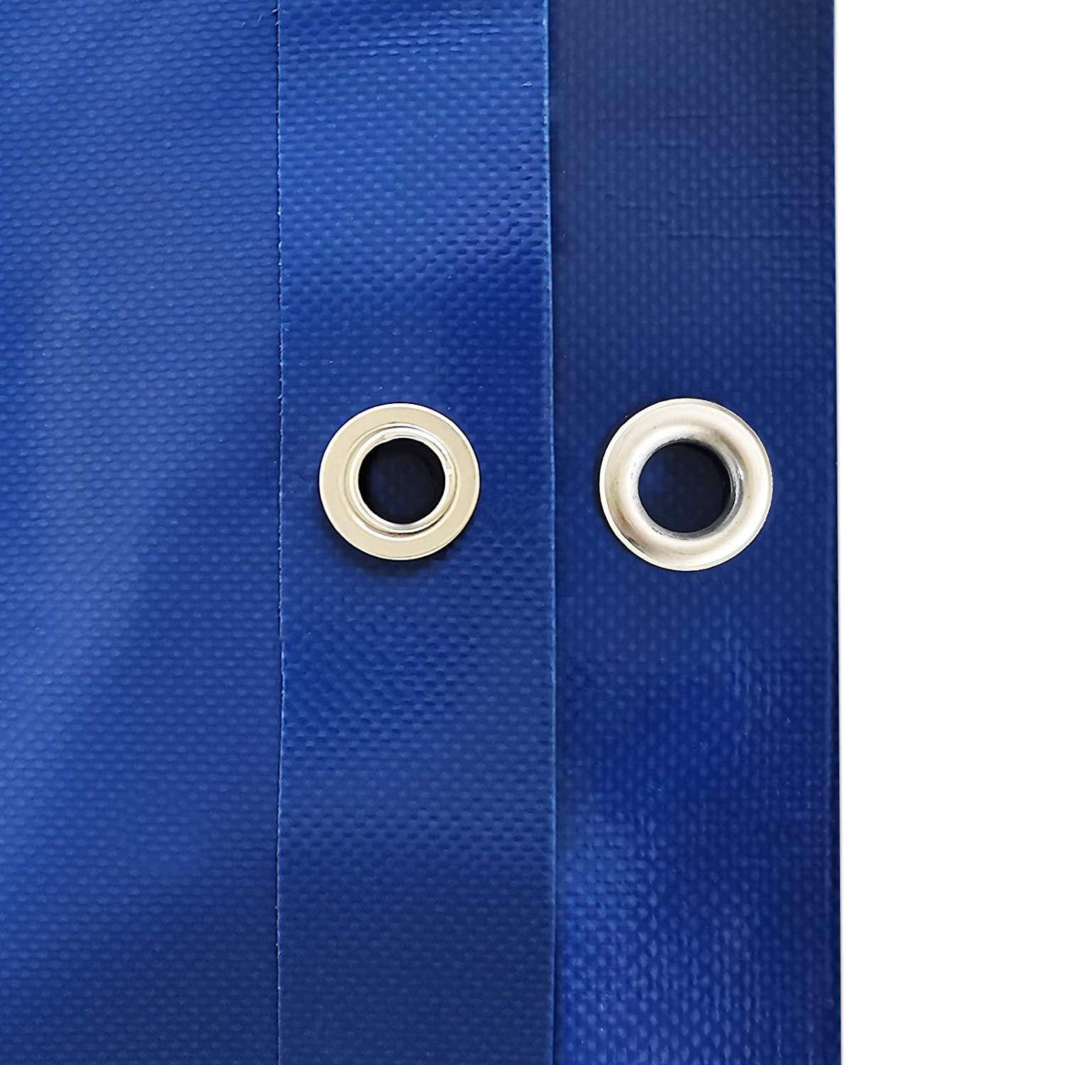 Helloshop26 - Bâche de protection imperméable résistante aux intempéries polyester revêtu de pvc 650 g m² couverture étanche d'extérieur camion meuble de jardin bo - Image 4