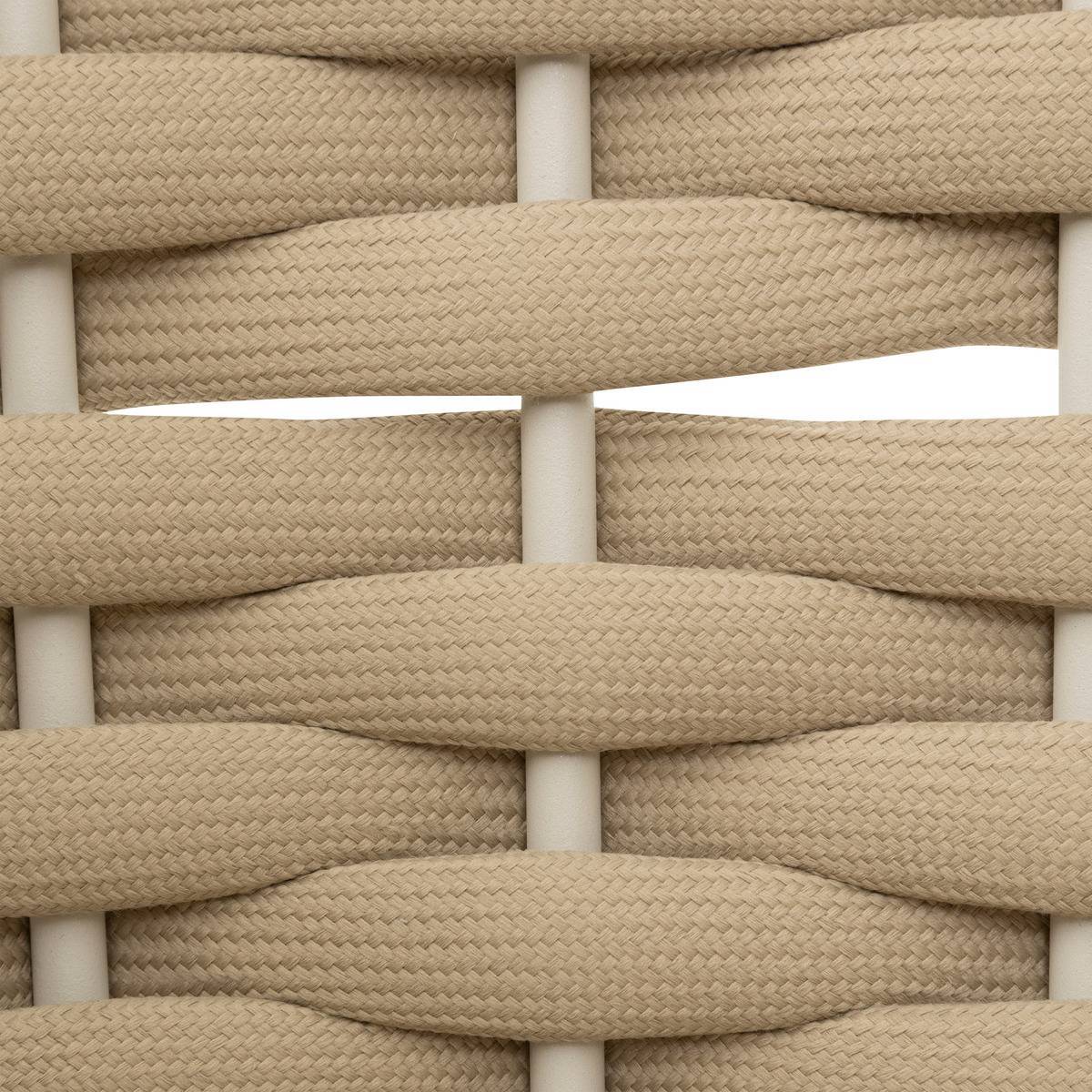 Hesperide - Lot de 2 fauteuils de jardin "Yconia" argile & beige aluminium et polyester Hespéride - Image 4