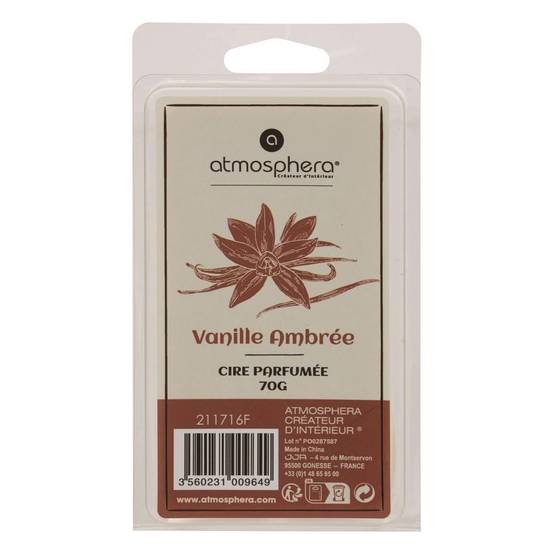 Cire Parfumée à Brûler "Laura" 70g Vanille Ambrée - Image 2