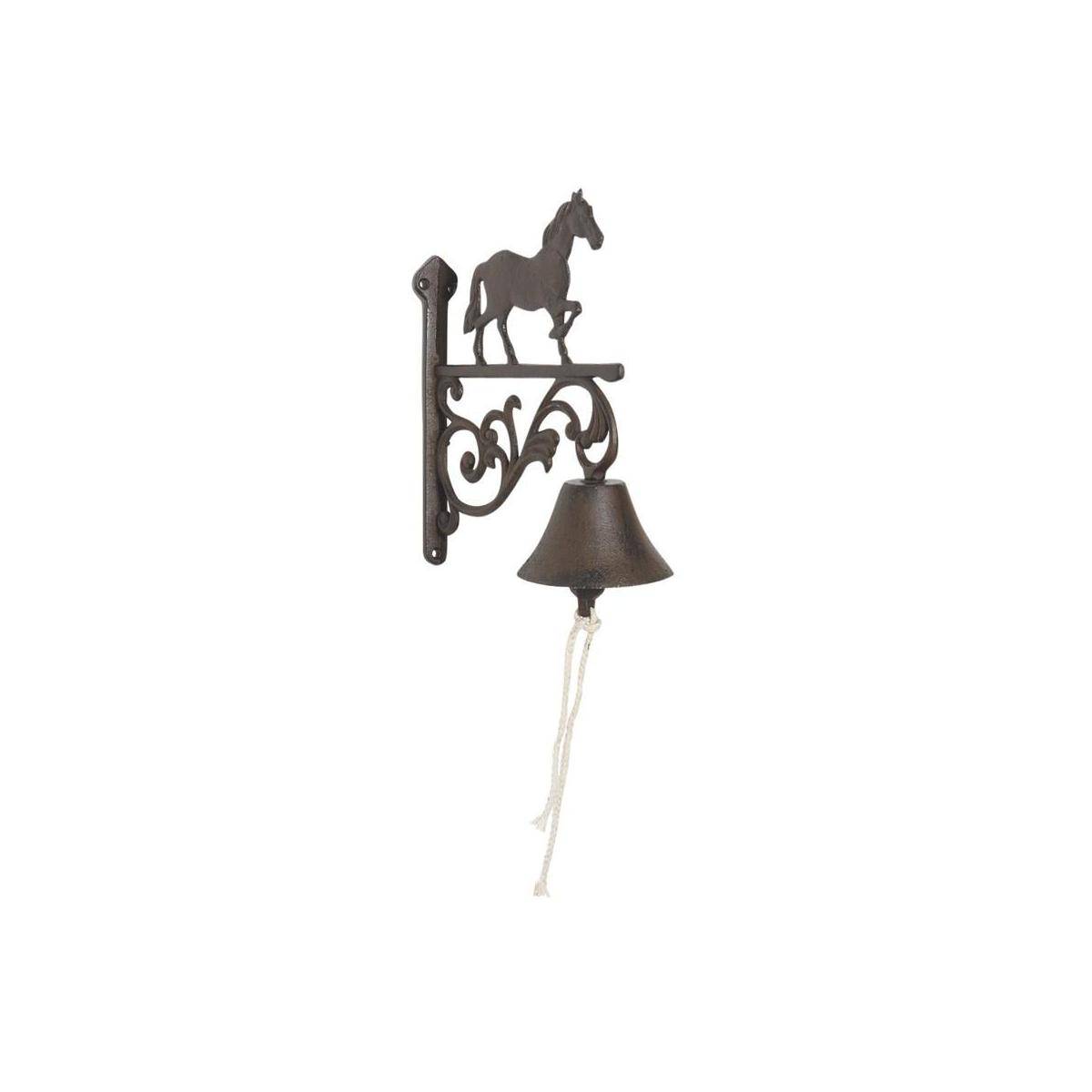 Aubry Gaspard - Cloche ancienne cheval en fonte - Image 1