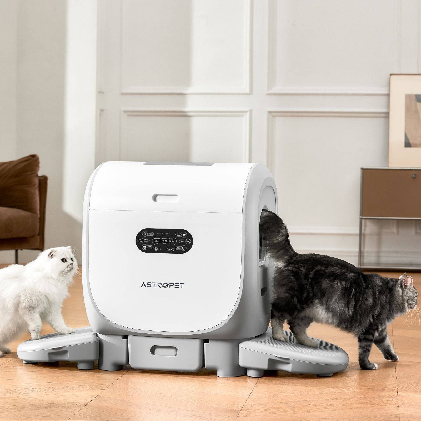 Bac à litière automatique et autonettoyant pour chat – Jupiter Series AstroPet - Image 5
