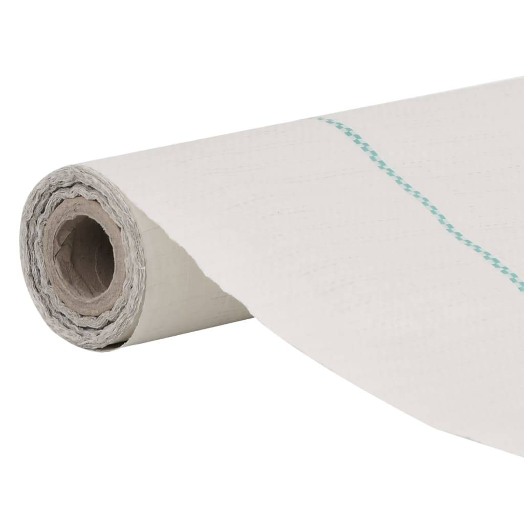 Toile de paillage Polypropylène grande largeur pour Jardin et Talus 4x50m Blanc - ComfortXL Outdoor Living - Image 3