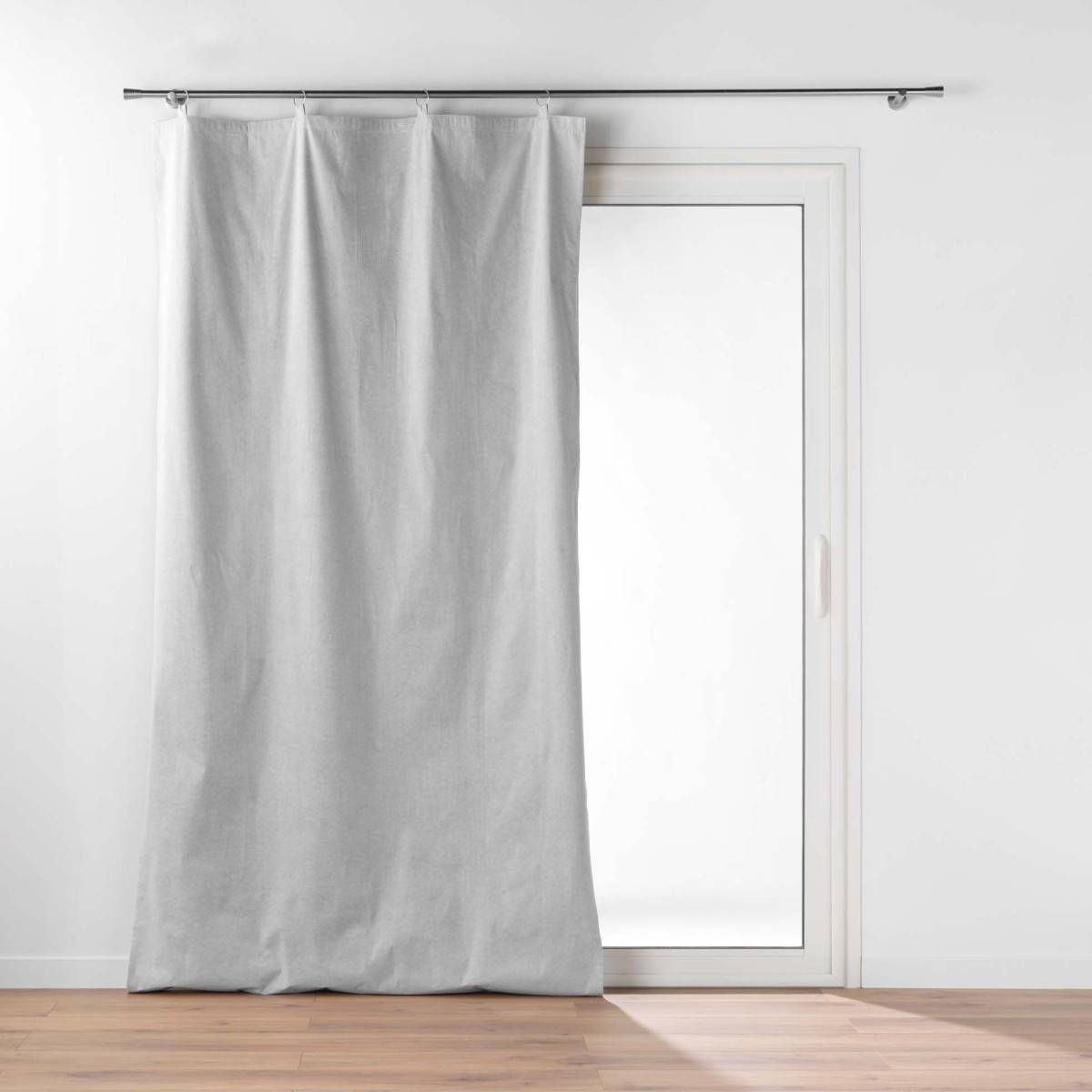 Rideau Occultant Thermique "Cover" 130x230cm Argent - Image 1