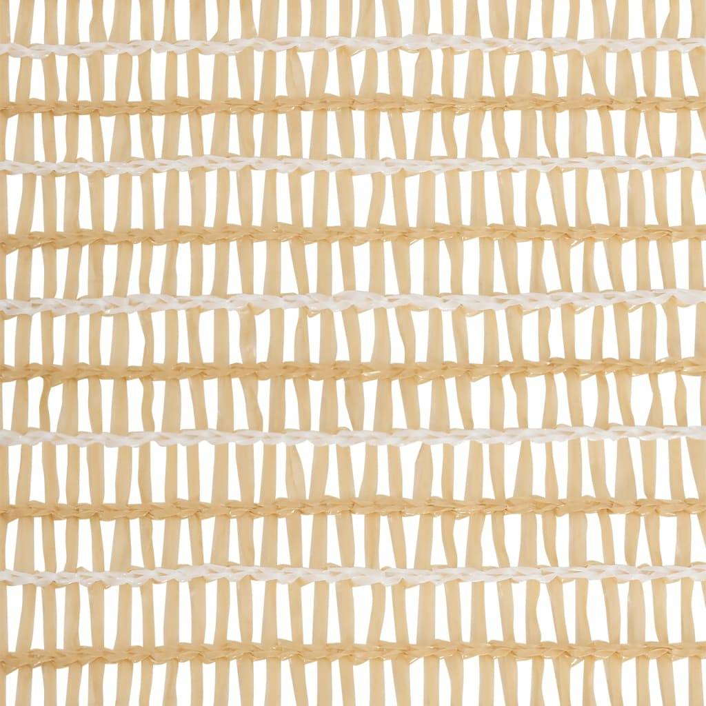 Helloshop26 - Filet brise-vue 1,5x25 m PEHD 150 g/m² beige - Image 4