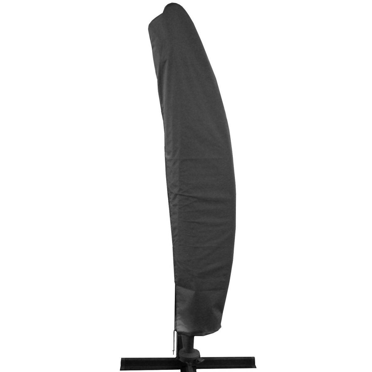 Proloisirs - Housse parasol déporté polyester avec tuteur Pour parasol déporté 4x4m - Image 1
