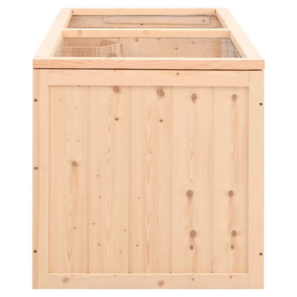 Cage à hamster en bois de sapin 90 cm avec plateau de nettoyage – ComfortXL Outdoor Living - Image 5