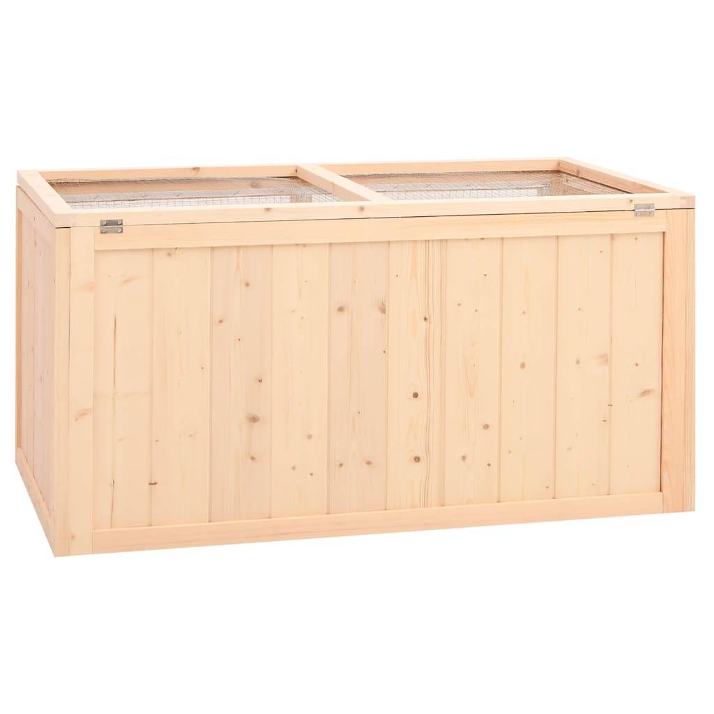 Cage à hamster en bois de sapin 90 cm avec plateau de nettoyage – ComfortXL Outdoor Living - Image 6
