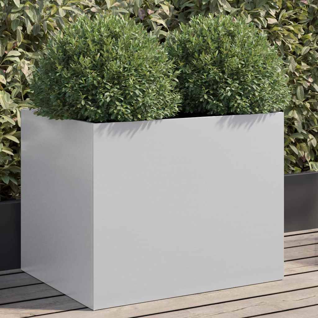 PANGIVO - Jardinière acier galvanisé argenté 62 x 47 x 46 cm - PANGIVO - Image 1