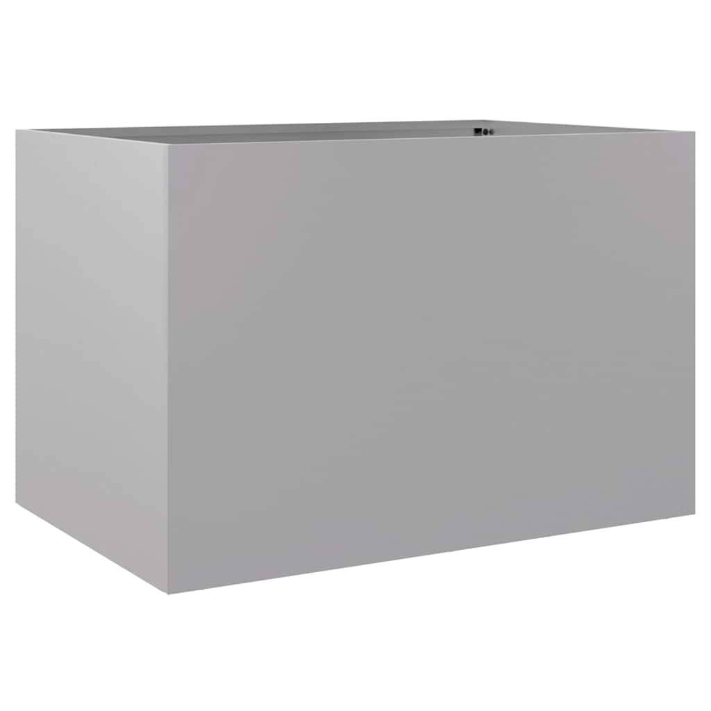 PANGIVO - Jardinière acier galvanisé argenté 62 x 47 x 46 cm - PANGIVO - Image 5