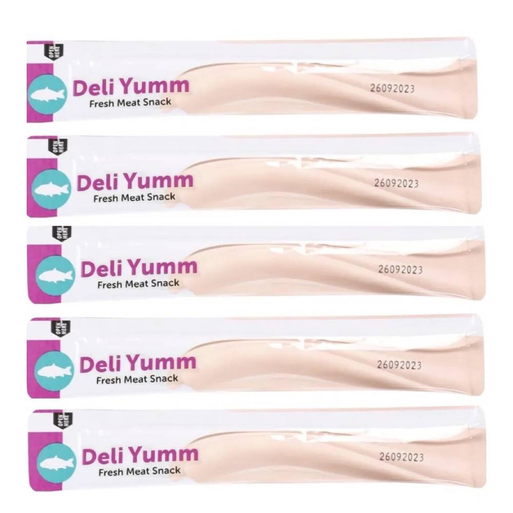 Animallparadise - Friandises 5 sticks de 14 g, gout thon et saumon pour chat - Image 1