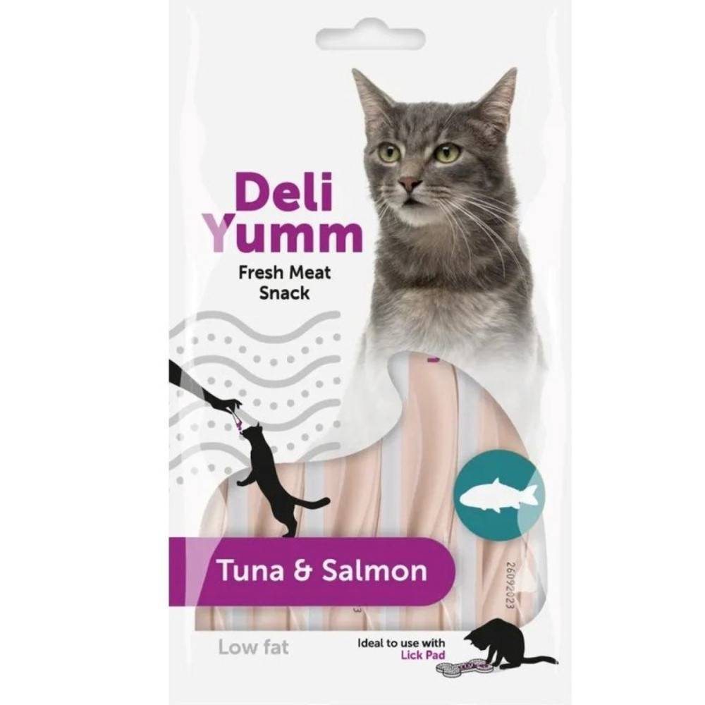 Animallparadise - Friandises 5 sticks de 14 g, gout thon et saumon pour chat - Image 2