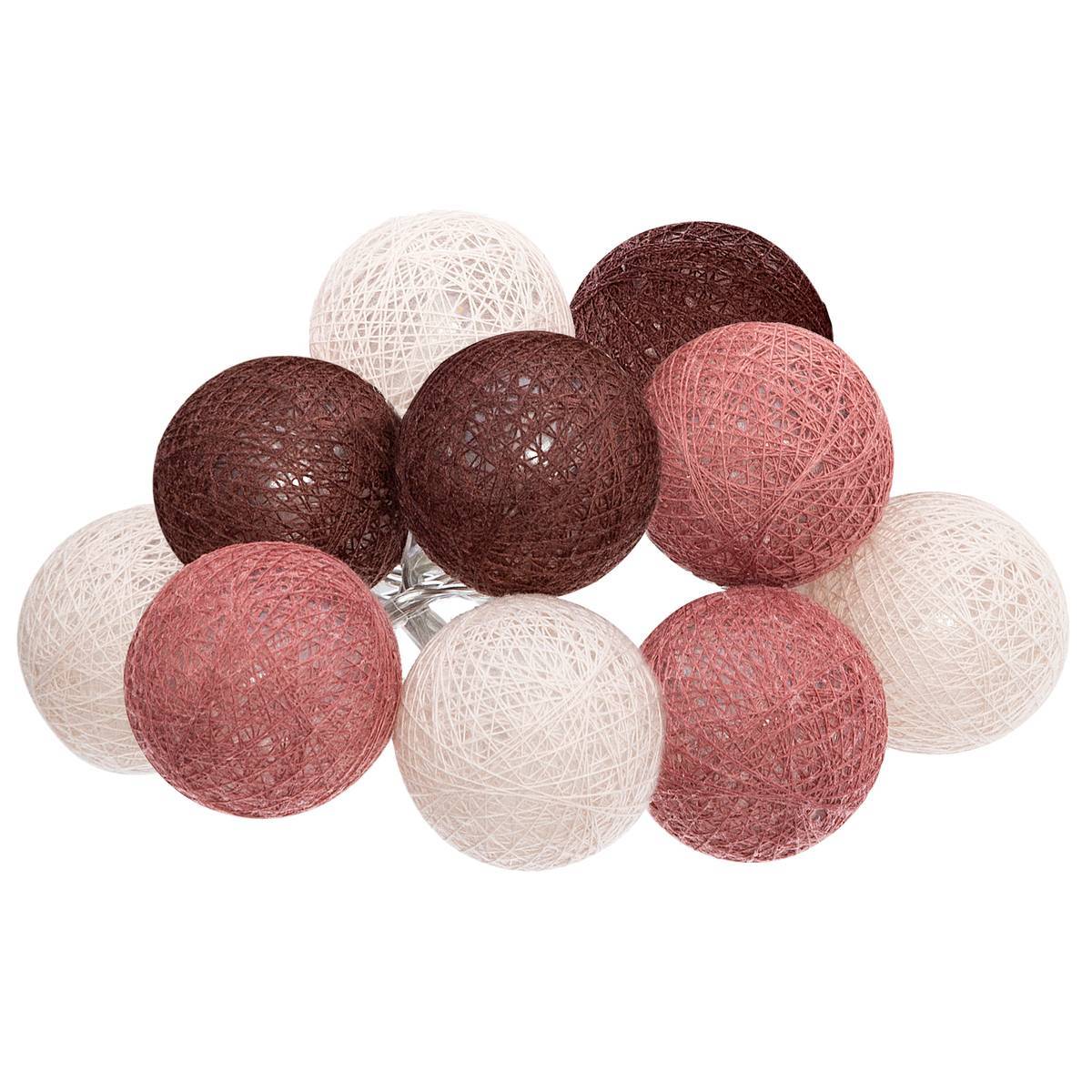 Atmosphera - Guirlande LED à piles 10 boules - Atmosphera Créateur d'intérieur - Image 1