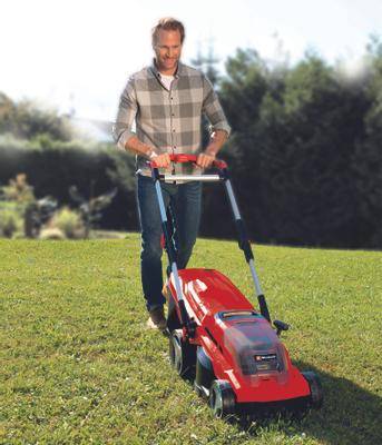 Einhell - Tondeuse à gazon sans fil GE-CM 36/37 Li + 2 batteries 3Ah + 2 chargeurs Power X-Change Einhell - Image 2