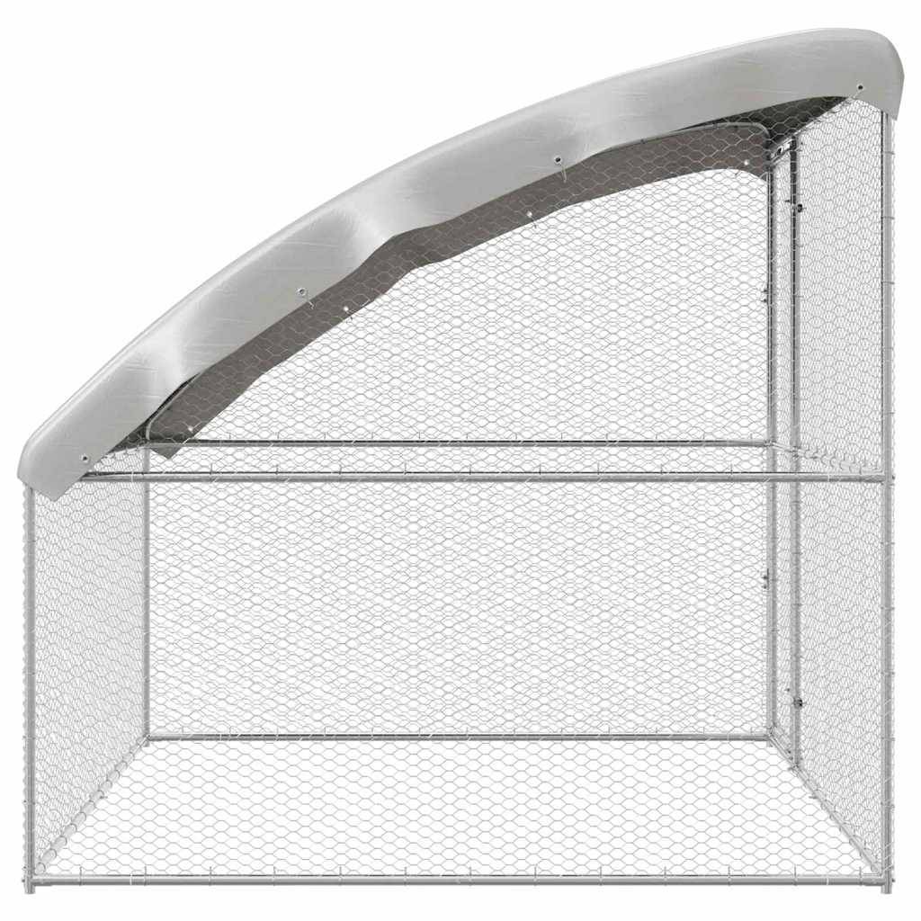 Vidaxl - Cage à poules Argenté 2 x 2 x 2 m Acier galvanisé vidaXL 42008372 - Image 6