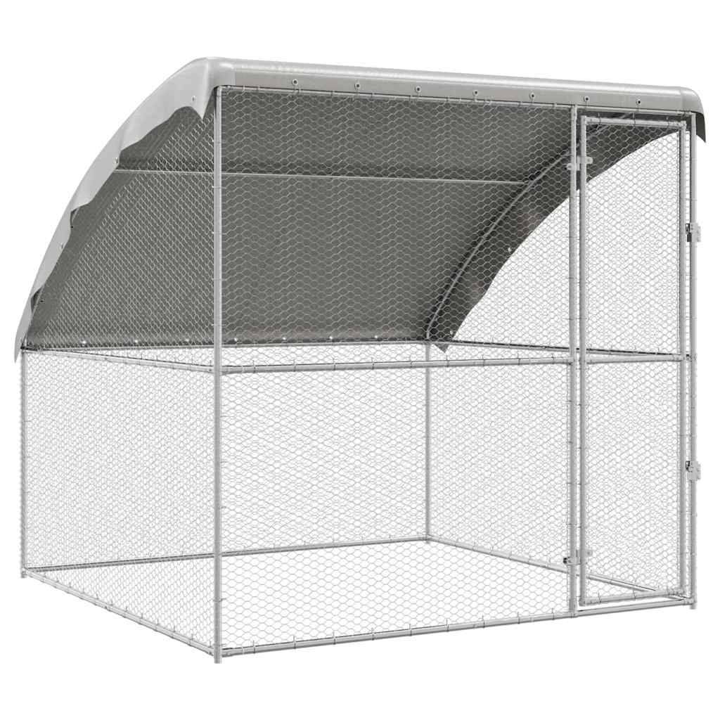 Vidaxl - Cage à poules Argenté 2 x 2 x 2 m Acier galvanisé vidaXL 42008372 - Image 2