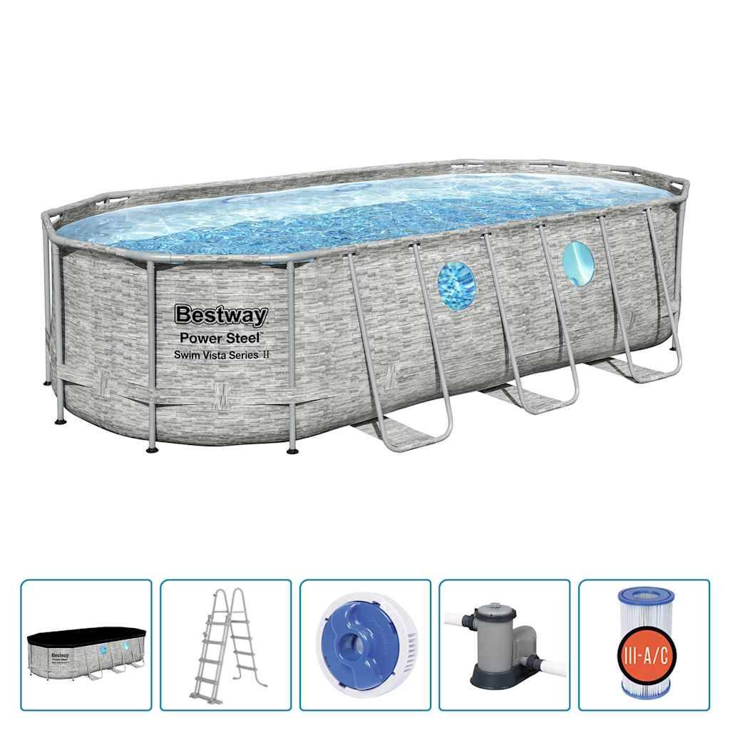 Piscine autoportante Prolenta Sable 549 X 274 X 122 cm - P87209S - Image 2