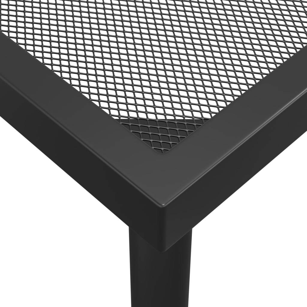 ComfortXL - Table de Jardin Carrée 100x100cm en Acier Anthracite, Plateau Treillis – ComfortXL Outdoor Living - Image 5
